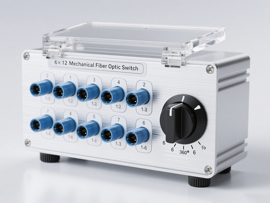 廣西科毅手動(dòng)機(jī)械式光開(kāi)關(guān)旋鈕式切換操作界面