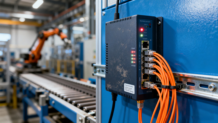 工業(yè)物聯(lián)網(wǎng)網(wǎng)關(guān)光開(kāi)關(guān)應(yīng)用現(xiàn)場(chǎng)