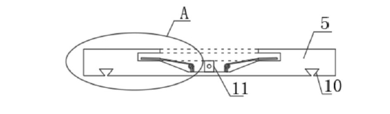 抗干擾保偏型磁光開關(guān)底座內(nèi)部結(jié)構(gòu)示意圖 - 廣西科毅光通信
