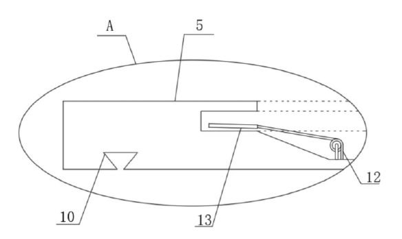 抗干擾保偏型磁光開關(guān)底座填充槽結(jié)構(gòu)示意圖 - 廣西科毅光通信