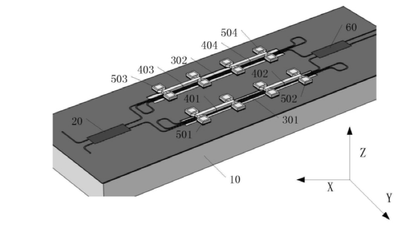 雙波導多相位調節(jié)裝置擴展結構，展示光開關陣列的協同調相能力 - 廣西科毅光通信科技有限公司