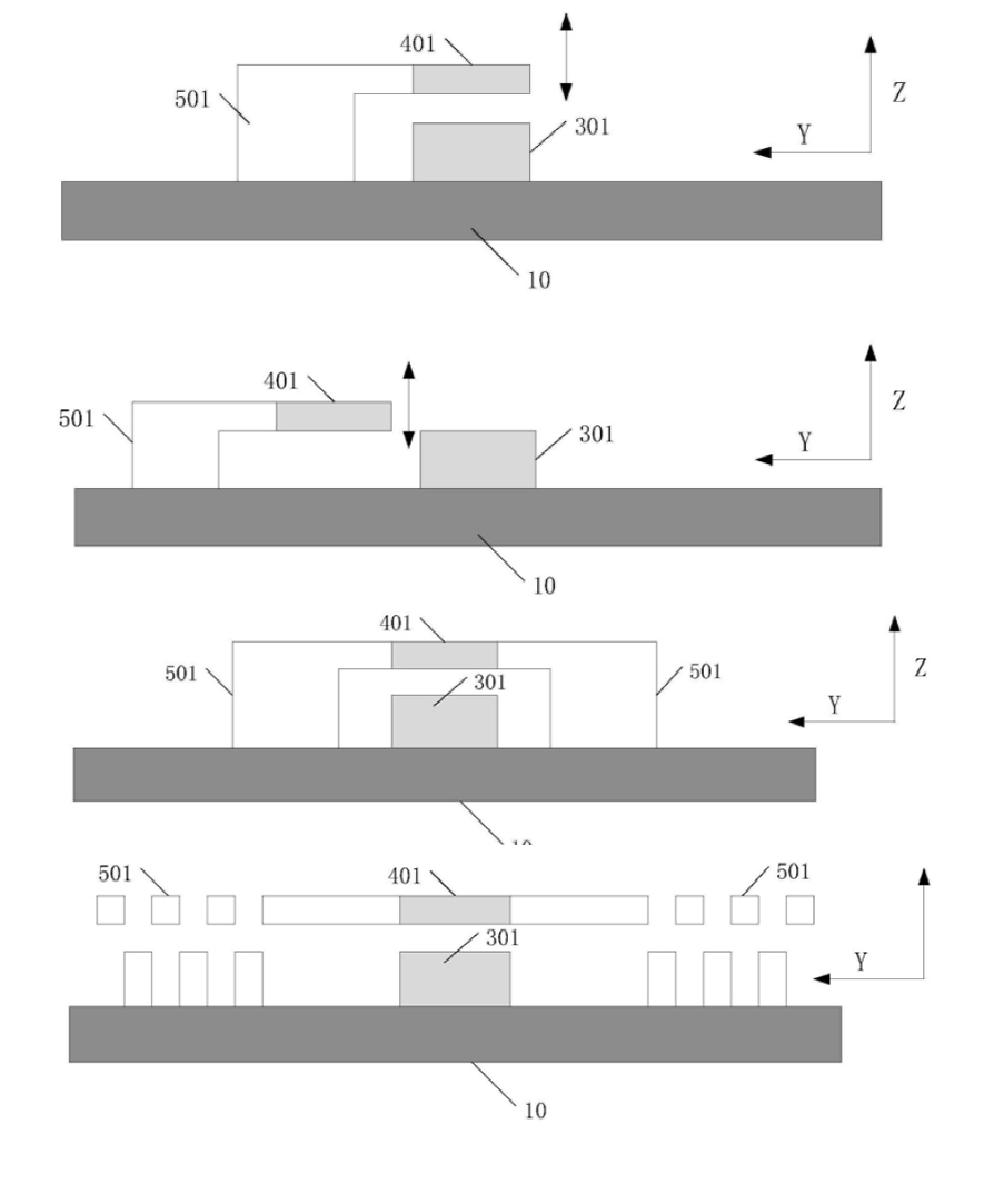 多種相位調節(jié)驅動結構示意圖，包括懸臂梁、彈簧與梳齒驅動器 - 廣西科毅光通信科技有限公司