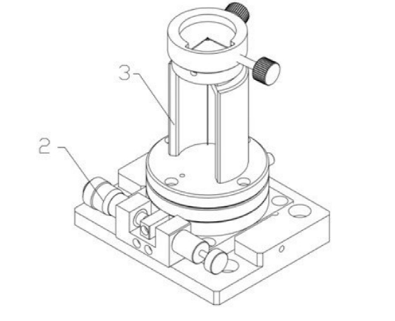 夾持機構立體結(jié)構示意圖 - 科毅光通信