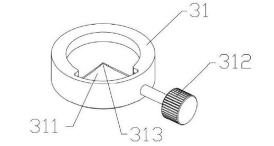 限位端蓋立體結(jié)構示意圖 - 科毅光通信