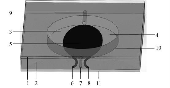 微流控光開(kāi)關(guān)的整體3D結(jié)構(gòu)示意圖 - 廣西科毅光通信
