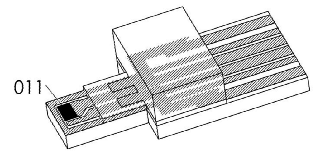 小體積光發(fā)射組件的陶瓷基板的結(jié)構(gòu)示意圖 - 科毅光通信