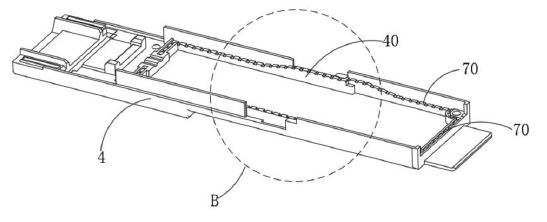 MPO光模塊上蓋示意圖-廣西科毅光通信