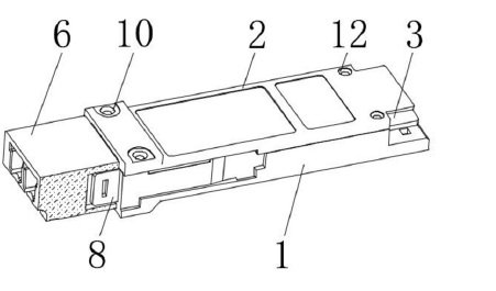 內(nèi)嵌式光模塊立體剖面結(jié)構(gòu) | 展示內(nèi)部光器件、電路板及連接關(guān)系 - 廣西科毅光通信
